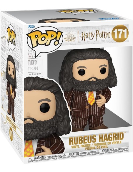 Figura Funko Pop! Harry Potter Rubeus Hagrid Modelo 171 | 76009 Tamaño Grande 15 cms