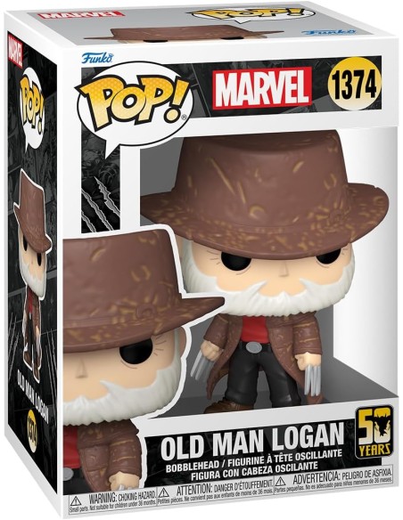 Figura Funko Pop! Marvel 50 Aniversario Lobezno Old Man Logan Modelo 1374 | 77435