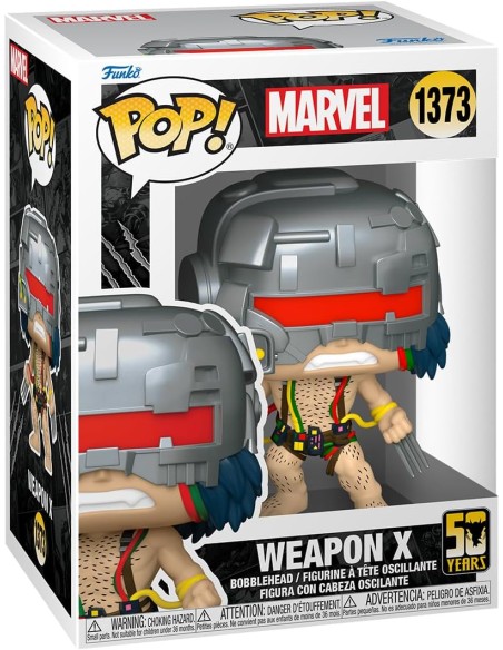 Figura Funko Pop! Marvel 50 Aniversario Lobezno Weapon X Modelo 1373 | 77437