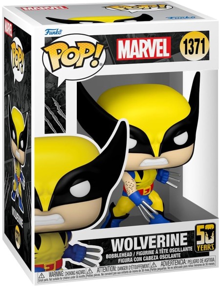 Figura Funko Pop! Marvel 50 Aniversario Lobezno Lobezno (Wolverine) Modelo 1371 | 77438