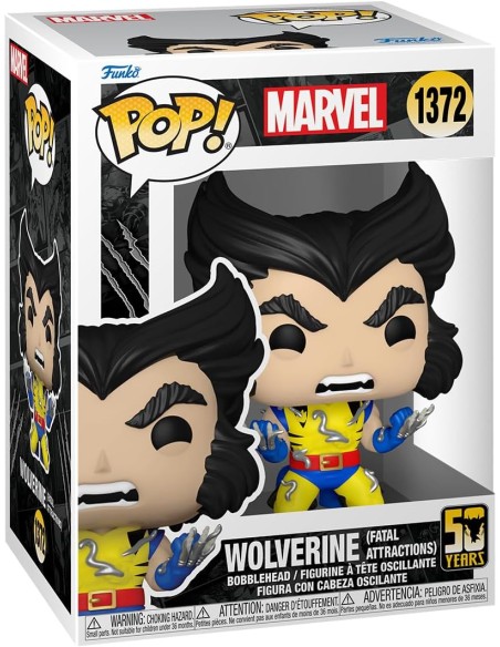 Figura Funko Pop! Marvel 50 Aniversario Lobezno Lobezno (Wolverine) Fatal Atractions Modelo 1372 | 77436