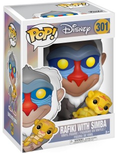 Figura Funko Pop! Disney Rafiki con Simba Modelo 301 | 20095 2