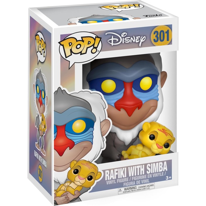 Figura Funko Pop! Disney Rafiki con Simba...