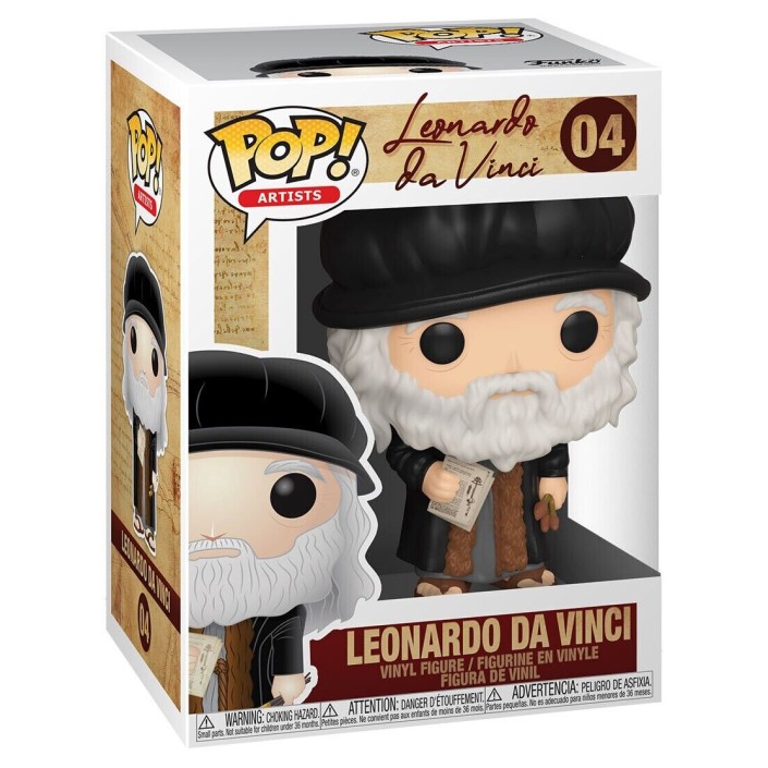 Figura Funko Pop! Artistas Leonardo Da Vinci...