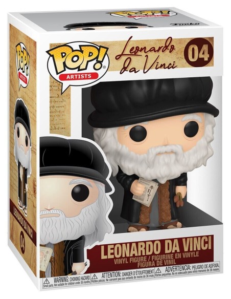 Figura Funko Pop! Artistas Leonardo Da Vinci Modelo 04 | 45251