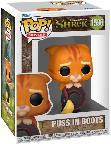 Figura Funko Pop! Películas Shrek Gato con Botas Modelo 1596 | 81175