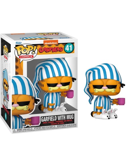 Figura Funko Pop! Comics Garfield Garfield con Taza Modelo 41 | 80162