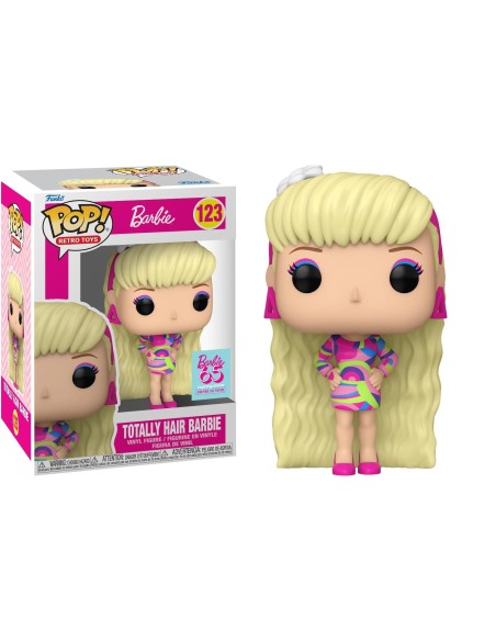 Figura Funko Pop! Retro Toys Barbie 65 Aniversario Totally Hair Barbie Modelo 123 | 67454
