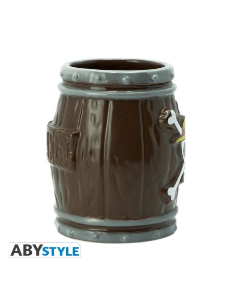 Taza de Cerámica Abystyle One Piece Modelo Barril con Calavera