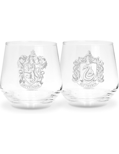 Set de 2 Vasos Abystyle Harry Potter Modelo Gryffindor & Slytherin