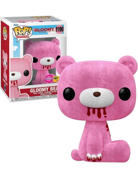 Figura Funko Pop! Animación Gloomy The Naughty Grizzly Oso Gloomy Modelo 1190| 65105 Edición Flocked