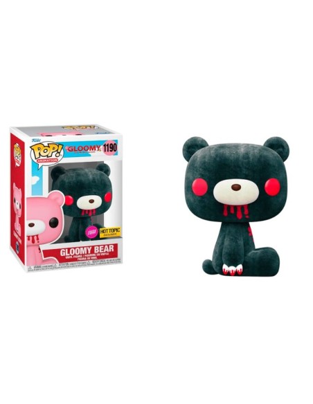 Figura Funko Pop! Animación Gloomy The Naughty Grizzly Oso Gloomy Modelo 1190| 65105 Edición Limitada Chase y Flocked