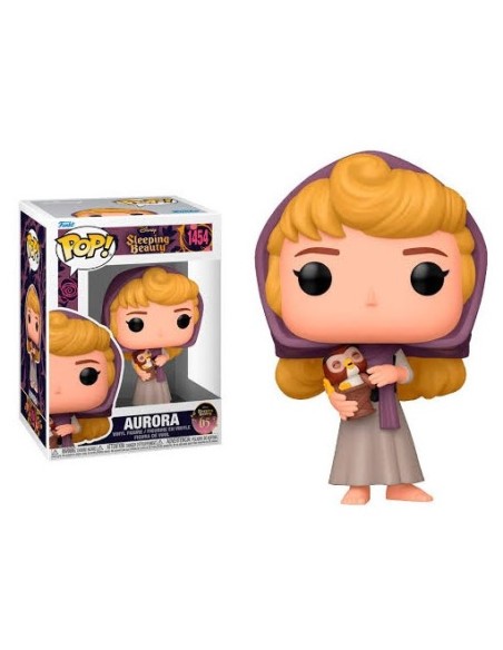 Figura Funko Pop! Disney Bella Durmiente Aurora (con Búho) Modelo 1454 | 78181 Edición 65 Aniversario