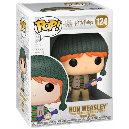 Figura Funko Pop! Harry Potter Holiday Ron Weasley Modelo 124 | 51154