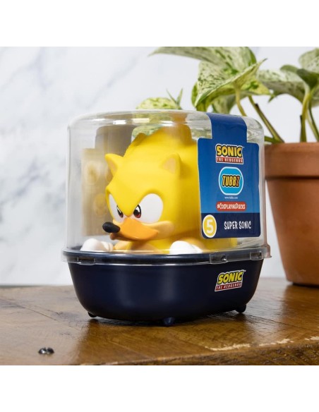 Tubbz Pato de Goma Juego Sonic The Hedgehog Modelo Súper Sonic