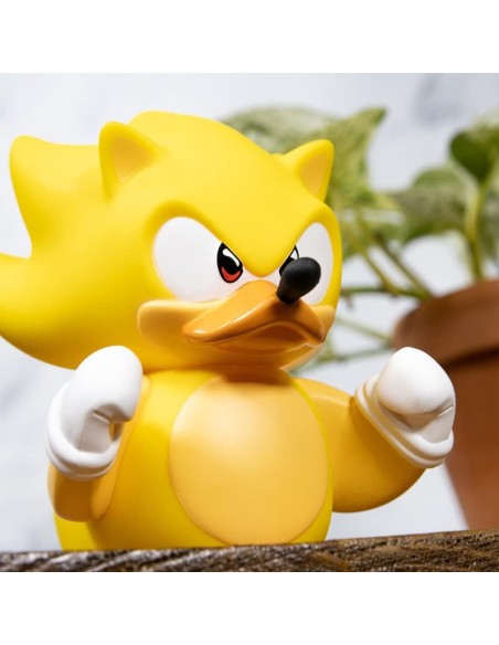 Tubbz Pato de Goma Juego Sonic The Hedgehog Modelo Súper Sonic