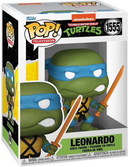 Figura Funko Pop! Nickelodeon Teenage Mutant Tortugas Ninja Leonardo Modelo 1555| 78054
