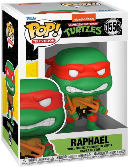 Figura Funko Pop! Nickelodeon Teenage Mutant Tortugas Ninja Raphael Modelo 1556| 78051