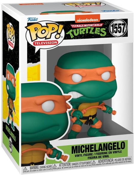 Figura Funko Pop! Nickelodeon Teenage Mutant Tortugas Ninja Michelangelo Modelo 1557| 78050