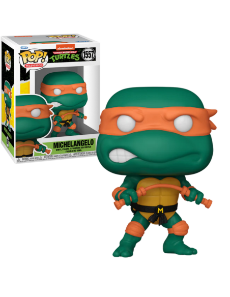 Figura Funko Pop! Nickelodeon Teenage Mutant Tortugas Ninja Michelangelo Modelo 1557| 78050