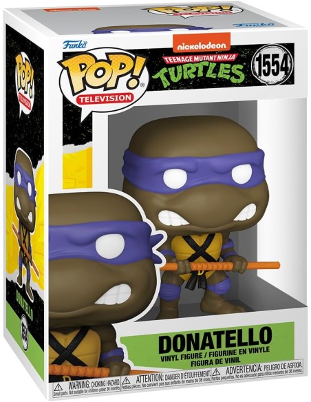 Figura Funko Pop! Nickelodeon Teenage Mutant Tortugas Ninja Donatello Modelo 1554| 78049