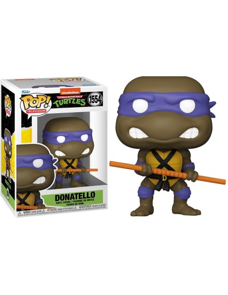 Figura Funko Pop! Nickelodeon Teenage Mutant Tortugas Ninja Donatello Modelo 1554| 78049