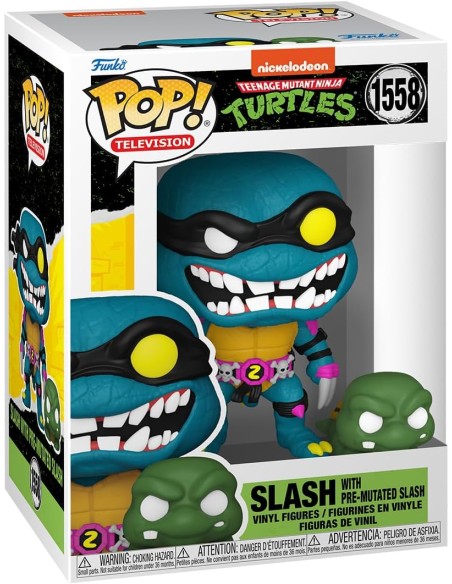 Figura Funko Pop! Nickelodeon Teenage Mutant Tortugas Ninja Slash Modelo 1558 | 78048