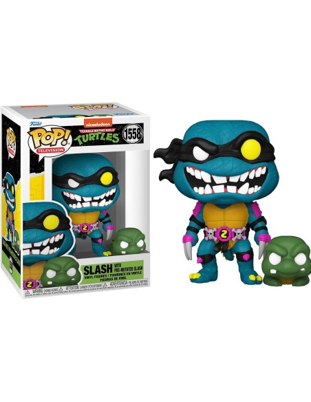 Figura Funko Pop! Nickelodeon Teenage Mutant Tortugas Ninja Slash Modelo 1558 | 78048