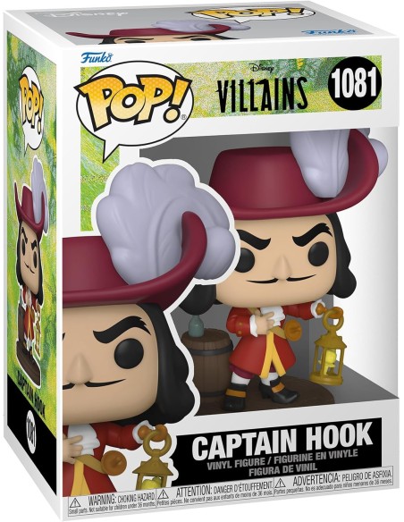 Figura Funko Pop! Disney Villanos Capitán Hook Modelo 1081 | 57348