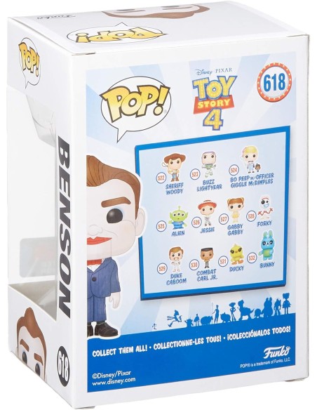 Figura Funko Pop! Disney Toy Story 4 Benson Modelo 618 | 43354