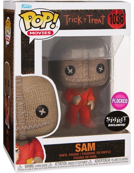 Figura Funko Pop! Películas Truco o Trato Sam Modelo 1036 | 73836 Flocked Edición Spirit