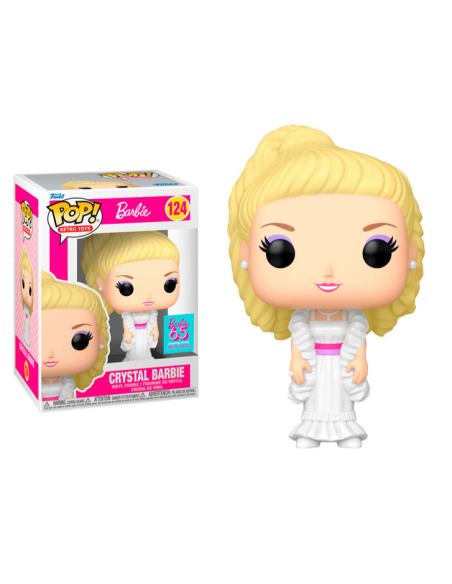 Figura Funko Pop! Retro Toys Barbie 65 Aniversario Crystal Barbie Modelo 124 | 75158