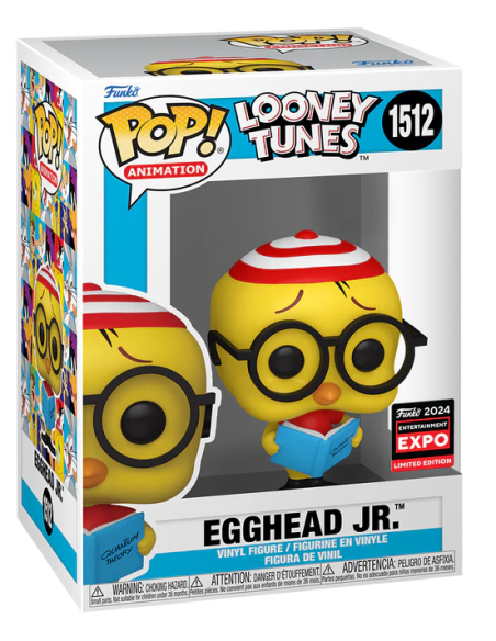 Figura Funko Pop! Animación Looney Tunes Egghead Jr. Modelo 1512 | 76856 (2024 Limited Edition Entertainment Expo)