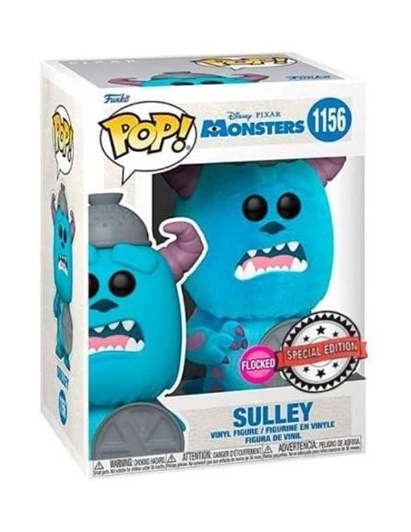 Figura Funko Pop! Disney Monstruos SA Sulley 1156 | 58754 Edición Especial Flocked