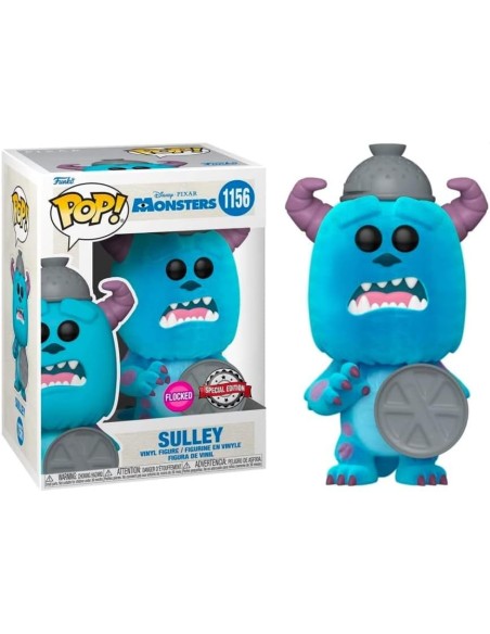 Figura Funko Pop! Disney Monstruos SA Sulley 1156 | 58754 Edición Especial Flocked
