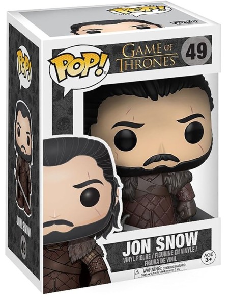 Figura Funko Pop! Series Juego de Tronos Jon Snow Modelo 49 | 12215 Outlet Caja Dañada