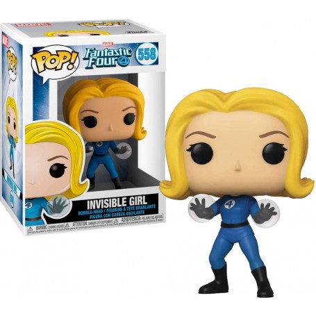 Funko Pop! Marvel Los Cuatro Fantásticos Chica Invisible Modelo 558 | 44986