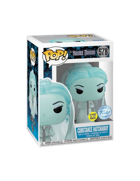 Figura Funko Pop! Disney Mansión Encantada Constance Hatchaway Modelo 578 | 71150 Edición Especial Funko Brilla en la Oscuridad
