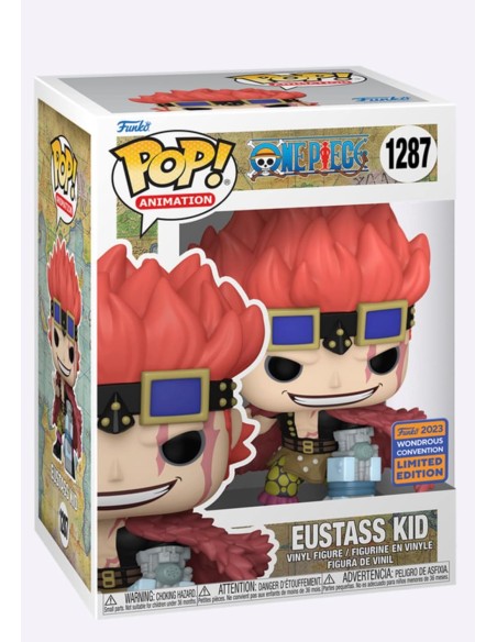 Figura Funko Pop! Animación One Piece Eustass Kid Modelo 1287 | 65557  Edición Limitada Convención Wondrous 2023
