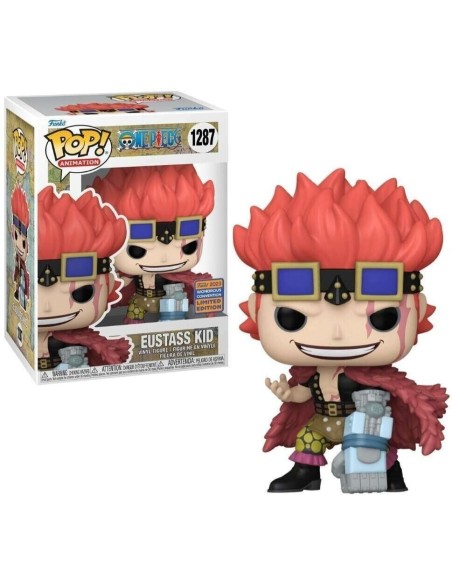 Figura Funko Pop! Animación One Piece Eustass Kid Modelo 1287 | 65557  Edición Limitada Convención Wondrous 2023