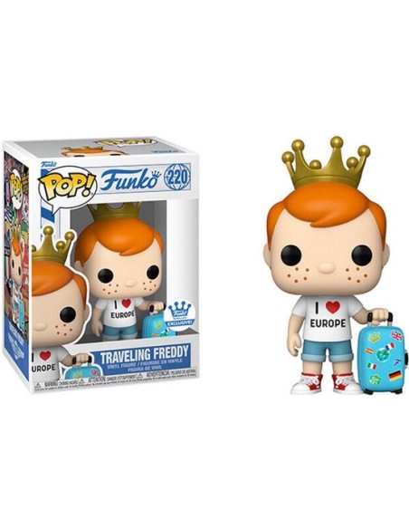 Figura Funko Pop! Freddy viajando Modelo 220 | 77110 Edición Exclusiva de Funko