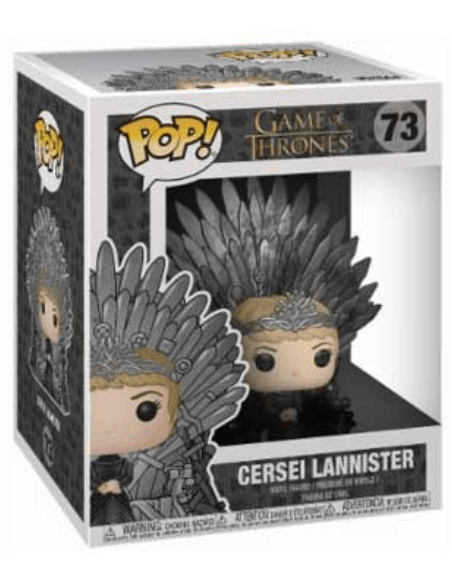 Figura Funko Pop! Televisión Juego de Tronos Cersei Lannister en trono Modelo 73 | 37796