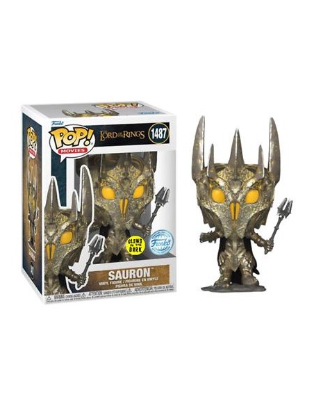 Figura Funko Pop! Películas El Señor de los Anillos Sauron Modelo 1487 | 78850 Edición Especial Brilla en la Oscuridad