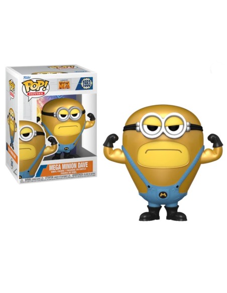 Figura Funko Pop! Películas Gru 4: Mi Villano Favorito Mega Minion Dave Modelo 1553 | 76049