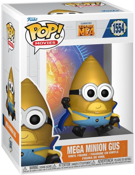 Figura Funko Pop! Películas Gru 4: Mi Villano Favorito Mega Minion Gus Modelo 1554 | 76050
