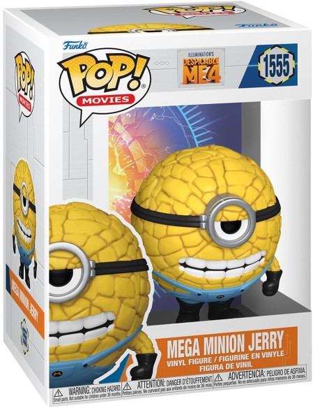 Figura Funko Pop! Películas Gru 4: Mi Villano Favorito Mega Minion Jerry Modelo 1555 | 76051