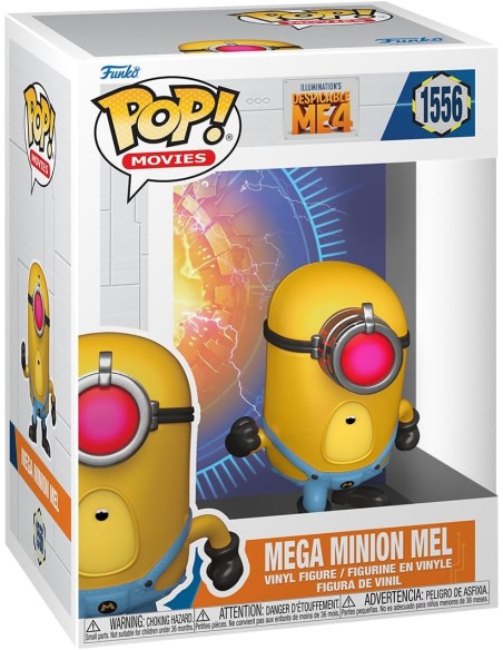 Figura Funko Pop! Películas Gru 4: Mi Villano Favorito Mega Minion Mel Modelo 1556 | 76052