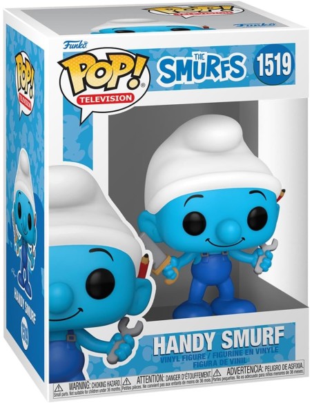 Figura Funko Pop! Televisión Los Pitufos Pitufo Manitas Modelo 1519 | 79258