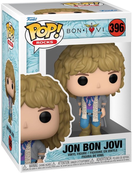 Figura Funko Pop! Rocks Bon Jovi Jon Bon Jovi Modelo 396 | 79707