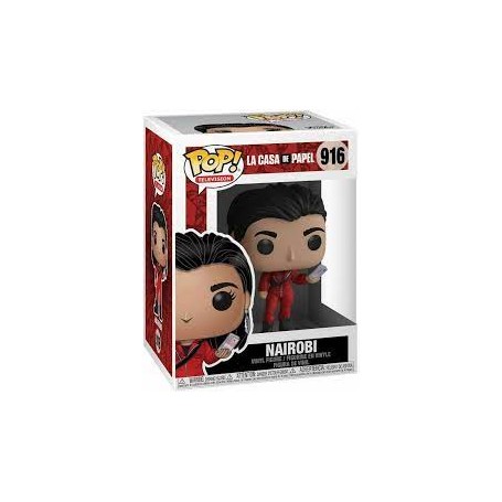 Figura Funko POP! La casa de papel Nairobi Modelo 916 | 44197 | Outlet | Caja Dañada